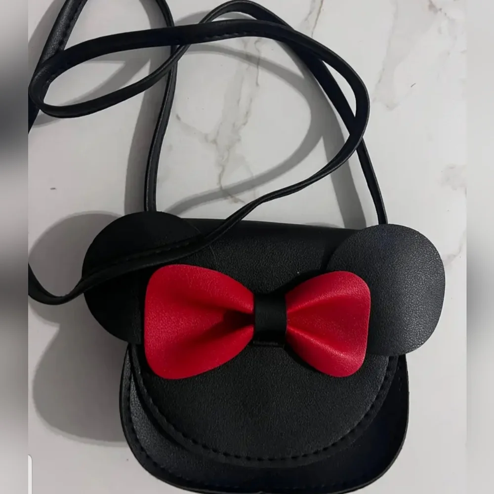 Black Minny Mouse Inspired Hand Bag: